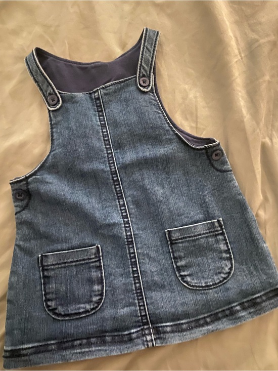 Carter's Other - Carter’s Baby 9M Girl’s Overall Jean Denim Dress